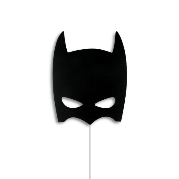 Ξύλινο Χειροποίητο Φωτιστικό Batman Μάσκα