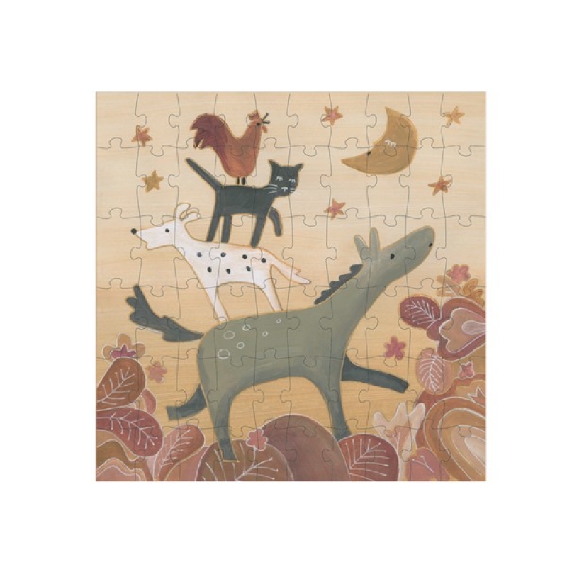 570079, Egmont toys, Παζλ Μουσικοί της Βρέμης, 45x45cm - Image 2