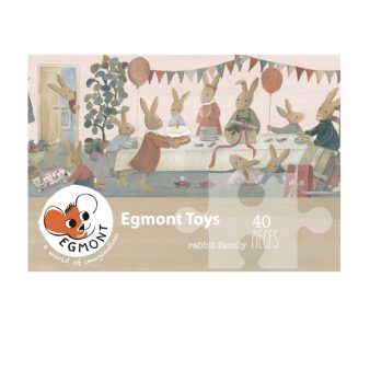 570085 – Egmont toys, Παζλ 40κομ. “Οικογένεια Λαγών”