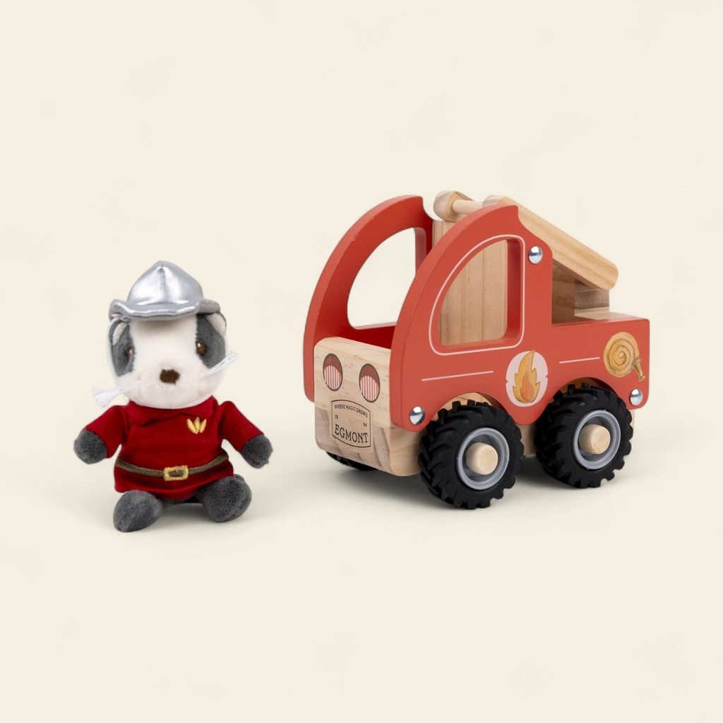 511188, Egmont Toys, Πυροσβεστικό Όχημα με Μικρό Φιλαράκι – Μικρό