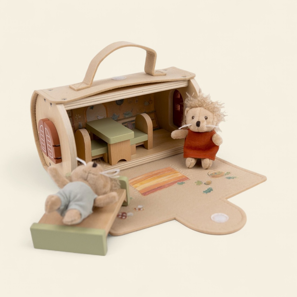 710004, Egmont Toys, Ξύλινο Σπιτάκι με Μικρά Φιλαράκια