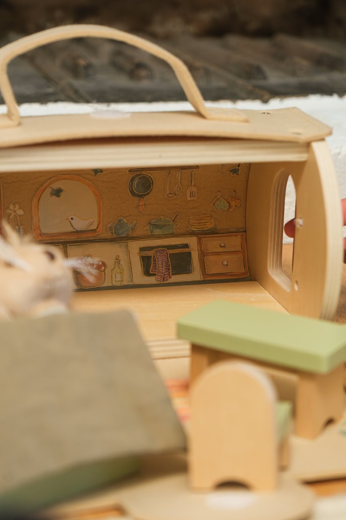 710004, Egmont Toys, Ξύλινο Σπιτάκι με Μικρά Φιλαράκια - Image 5