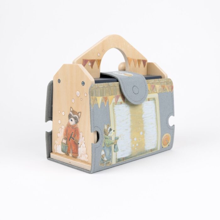 710006, Egmont Toys, Σπιτάκι από Τσόχα Πλυντήριο Αυτοκινήτων με Μικρό Φιλαράκι